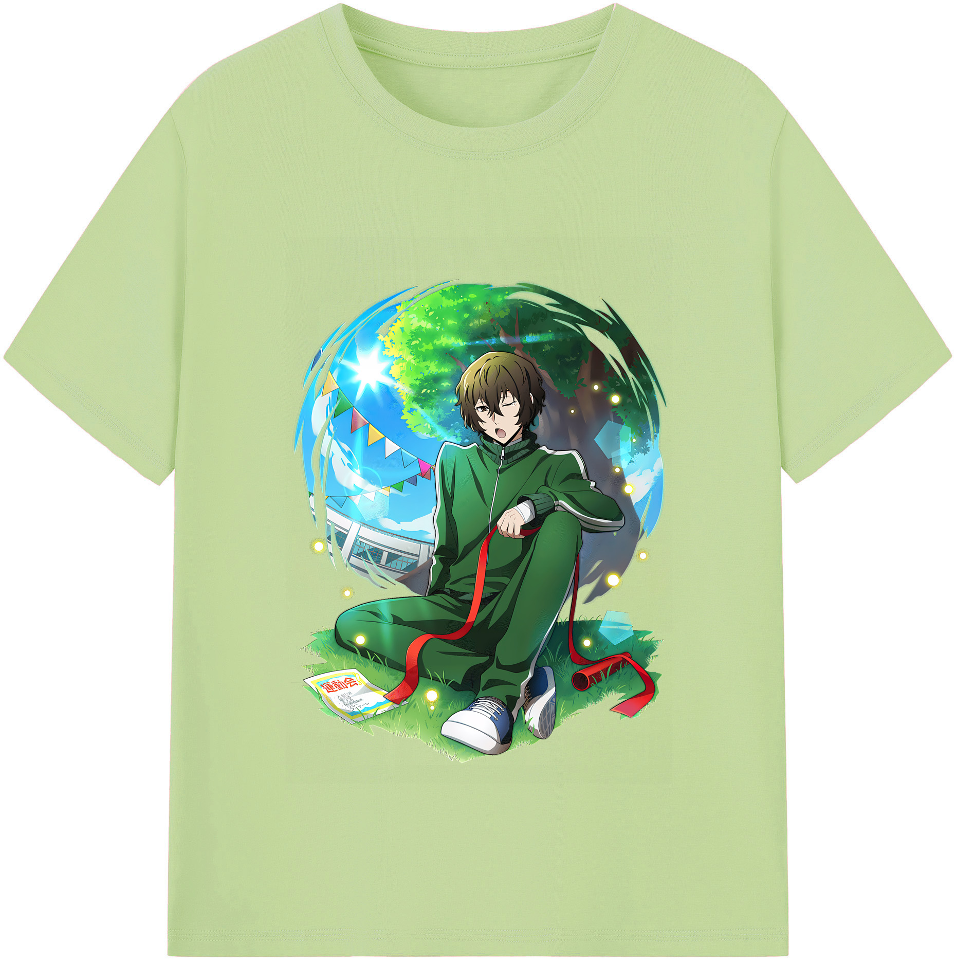 （画像用） 文豪ストレイドッグス Bungo Stray Dogs 綿100％半袖Tシャツ（フロントプリント）
